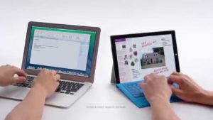 Microsoftက Mac vs PC ကို Surface Pro 3 ကြော်ညာဗီဒီယိုတွင် နှိုင်းယှဉ်ပြသ