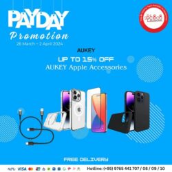 Payday Promotion : AUKEY Apple Accessories SAVE UP to 15% OFF